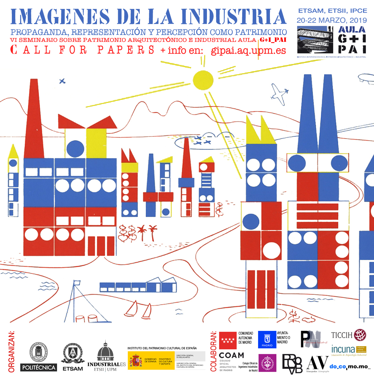 Ampliación plazos VI Seminario sobre patrimonio arquitectónico e industrial: imágenes de la industria.